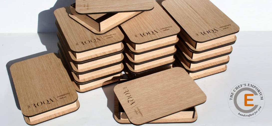 Modern wooden Check Presenters