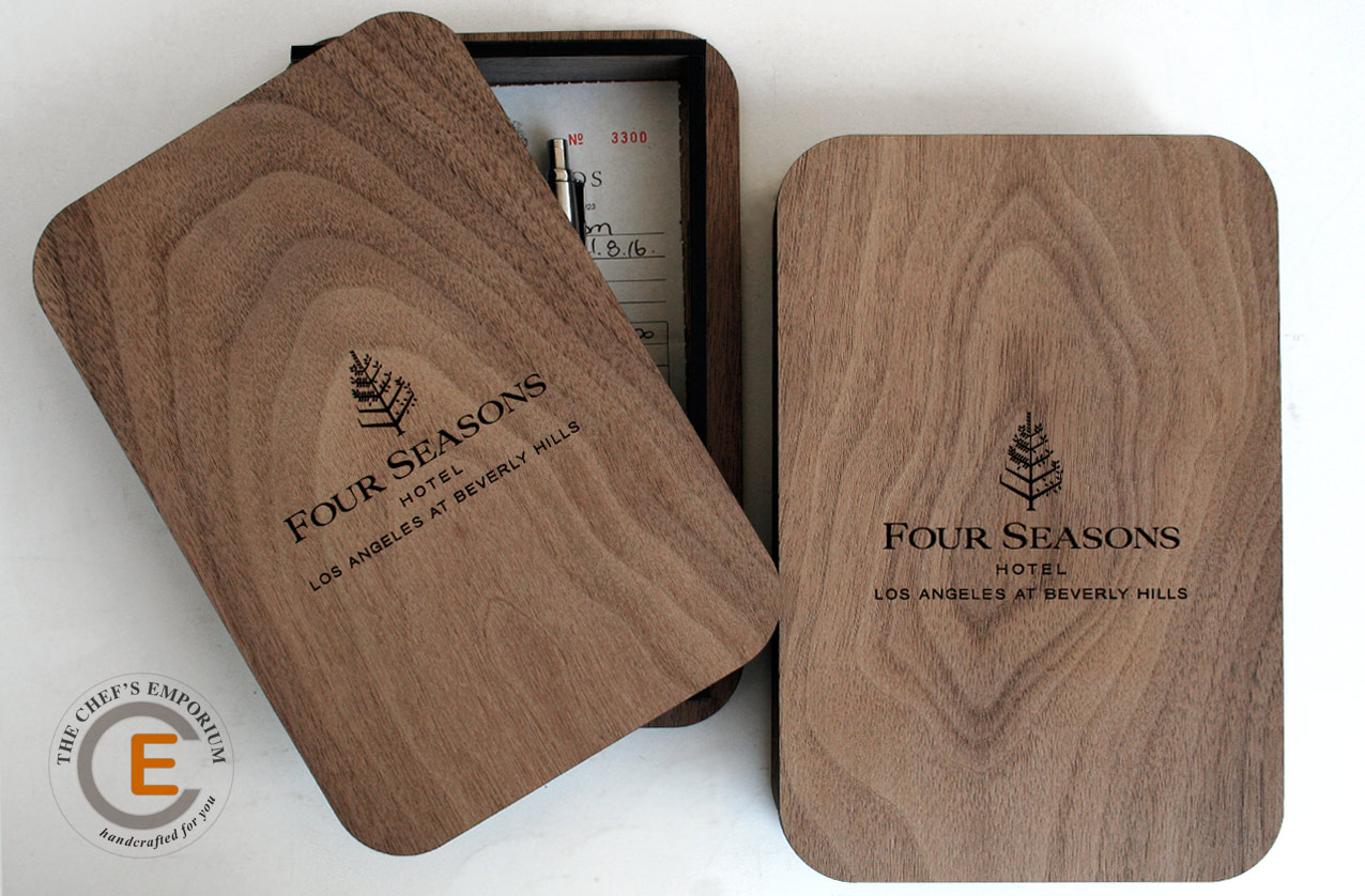 Check Presenter - Modern wooden bill boxes